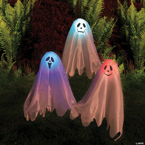 GHOSTS ON POSTS COLOR CHANGING
