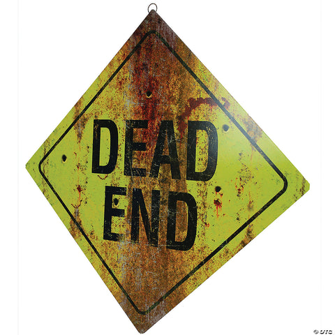 26" Dead End Metal Sign | Horror-Shop.com