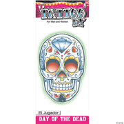 tinsley-transfers-day-of-the-dead-el-jugador-temporary-tattoo