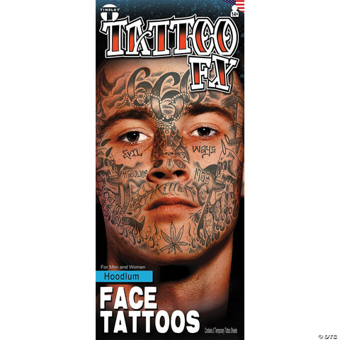HOODLUM FACE TATTOO FX