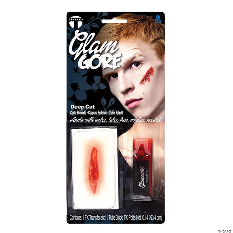 Tinsley Transfers Glam Gore Deep Cut 3D FX Transfer Prosthetic