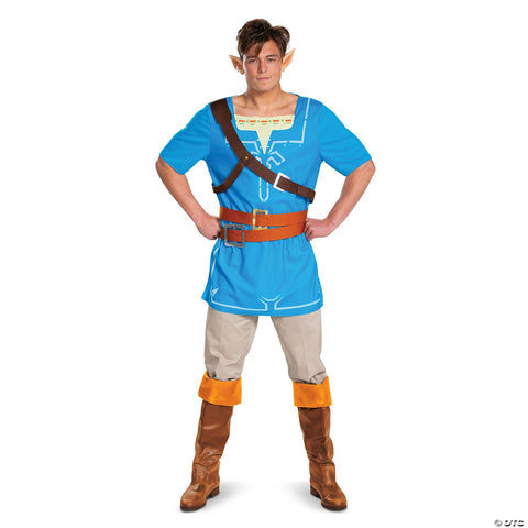 Adults Classic The Legend of Zelda: Breath of the Wild Link Costume - Medium 38-40