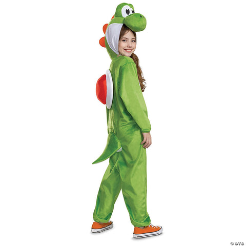 Kids Super Mario Bros.™ Yoshi Hooded Jumpsuit Costume - Medium 7-8