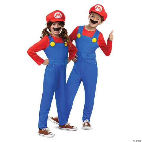 Kids Classic Elevated Super Mario Bros™ Mario Costume - Small 4-6 | Horror-Shop.com