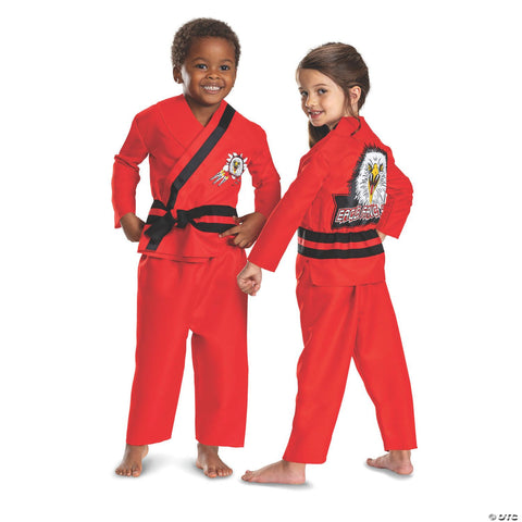 Kids Classic Cobra Kai Eagle Fang Costume -  7-8