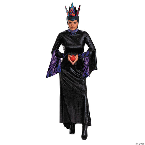Adults Deluxe Disney's Snow White Live Action Evil Queen Costume -  12-14
