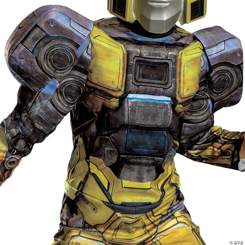Kids Classic Muscle Transformers One™ Bumblebee/B-127 Costume - Large 10-12