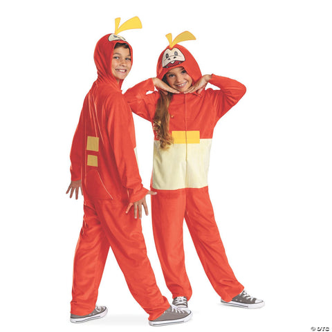 Kids Classic Pokémon® Fuecoco Hooded Jumpsuit Costume - Small -6