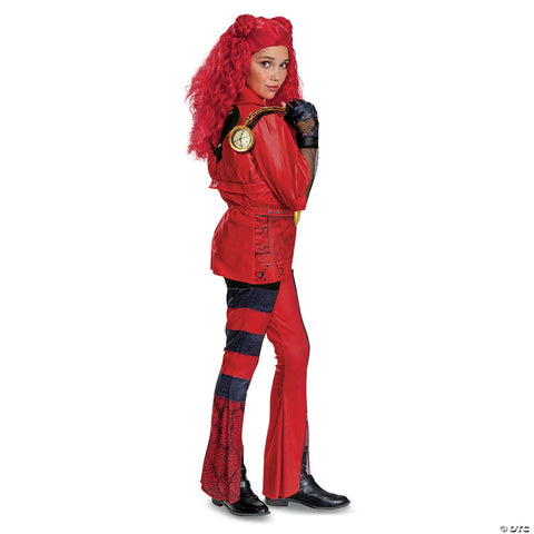 Girl’s Deluxe Disney’s Descendants 4: The Rise of Red Princess Red Costume -  10-12