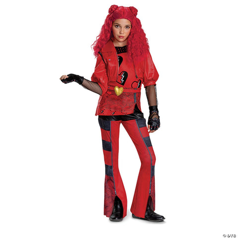 Girl’s Deluxe Disney’s Descendants 4: The Rise of Red Princess Red Costume -  10-12
