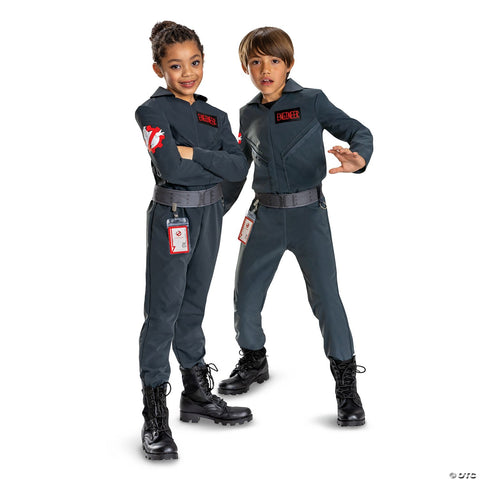 Kids Classic Ghostbusters: Frozen Empire™ Engineer Suit Costume - Small -6