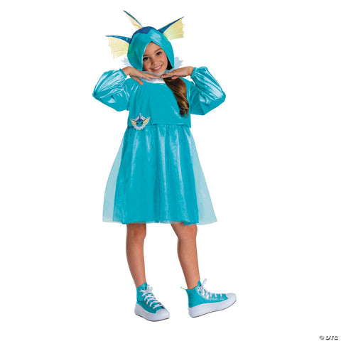 Kids Pokémon™ Vaporeon Hooded Dress Costume - Small 4-6