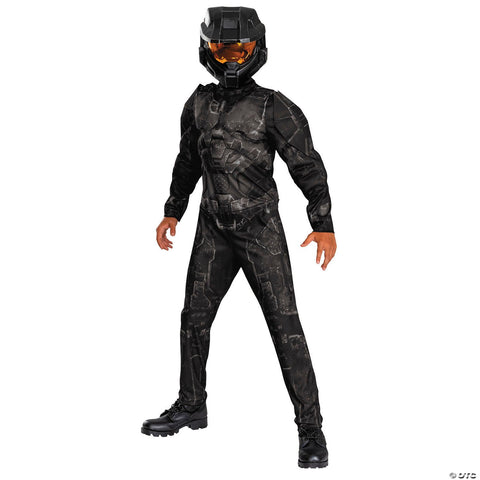 Kids Muscle Halo™ Stealth Spartan Costume - Large 10-12