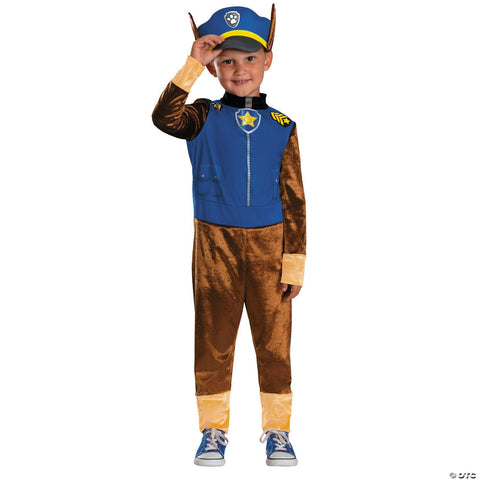Toddler Classic Paw Patrol™ Chase Jumpsuit Costume - Large 4-6X