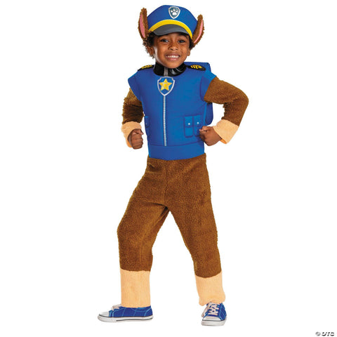 Toddler Deluxe Paw Patrol™ Chase Jumpsuit Costume - Small