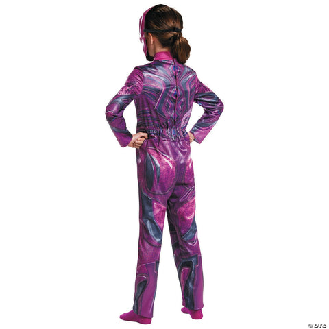Girl's Pink Ranger Classic Costume - Power Rangers Movie 2017
