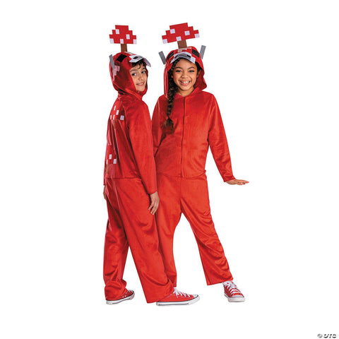 Kids Classic Minecraft™ Mooshroom Hooded Jumpsuit Costume - Medium 7-8