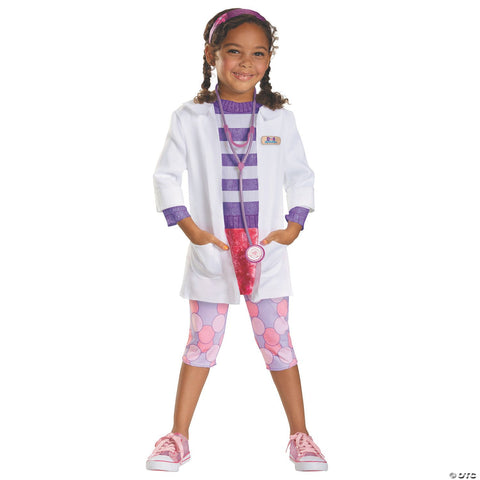 Girl's Doc Deluxe Costume - Doc McStuffins | Horror-Shop.com