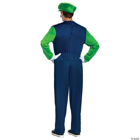 Adults Deluxe Super Mario Bros.™ Luigi Costume - XXL | Horror-Shop.com