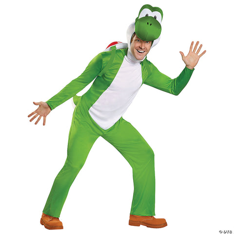 Adults Deluxe Super Marrio Bros.™ Yoshi Costume - XXL | Horror-Shop.com