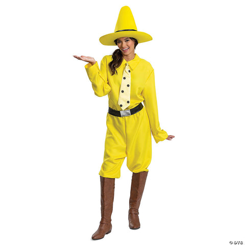 Person in The Yellow Hat Adult Costume | Horror-Shop.com