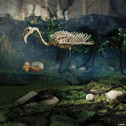 27" Flamingo Skeleton | Horror-Shop.com