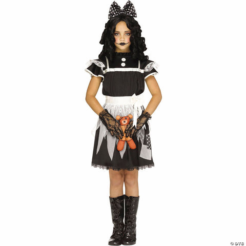 Kids Victorian Deadly Dolly Dress Costume -  10-12