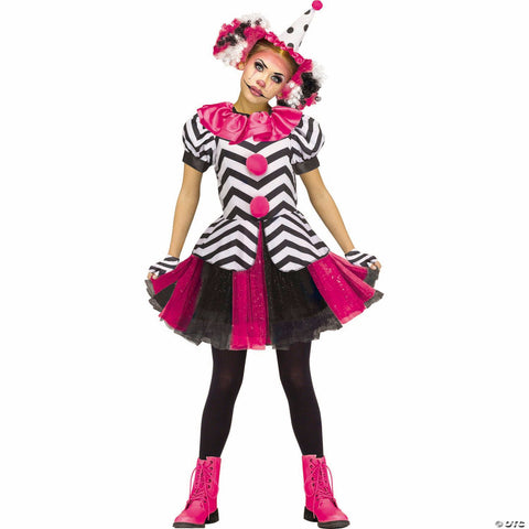 Kids Circus Harlequin Dress Costume - Extra Large 14-16