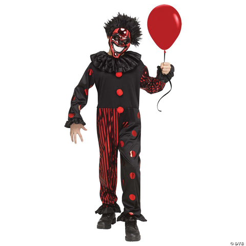 Kids Chrome Clown Costume - Large