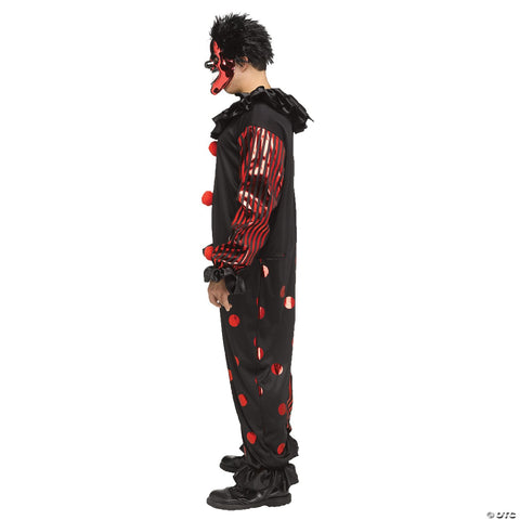 Adults Chrome Clown Costume - Standard