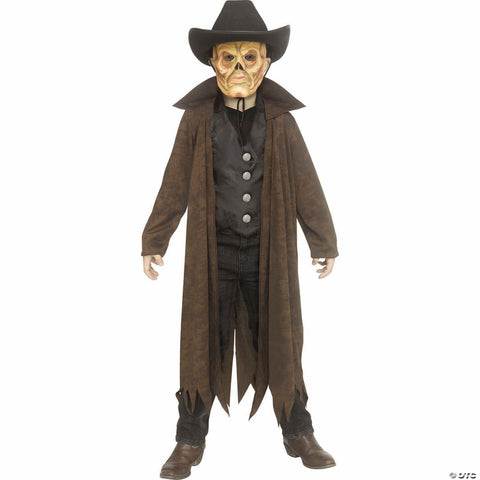 Kids Skeleton Ghoul Cowboy Costume -  12-14