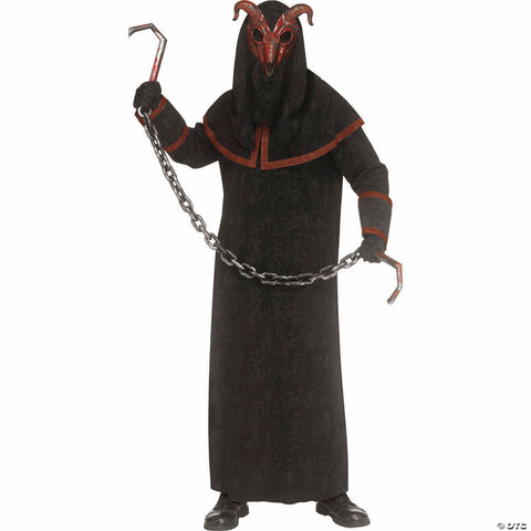Adults Ram Skull Demon Costume - One Size
