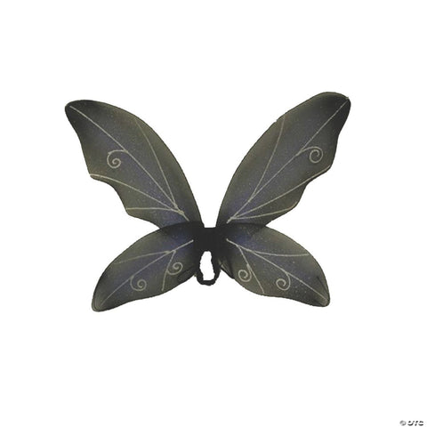 Adults Blue & Black Fairy Wings