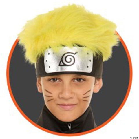 Naruto Leaf Headband with Hair | Horror-Shop.com