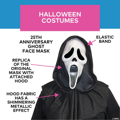 Scream 25th Anniversary Mask | Horror-Shop.com