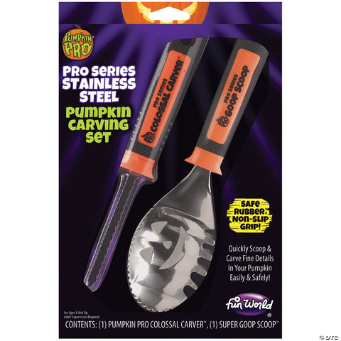 Pumpkin Carve Stainless Set | Horror-Shop.com