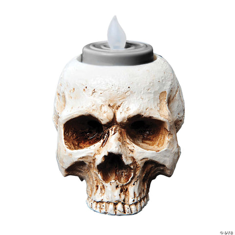 3.4" Skull Tea Lights Halloween Décor