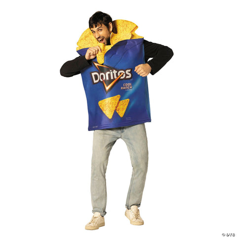 Adults Doritos™ Cool Ranch Bag with Chips Tunic Costume - One Size