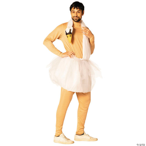 Adults White Swan Foam Costume - Small/Medium