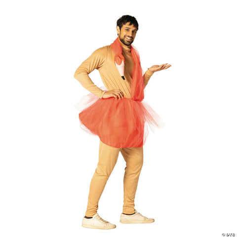 Adults Pink Flamingo Foam Costume - Large/Extra Large