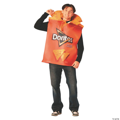 Adults Doritos™ Nacho Cheese Bag with Chips Tunic Costume - One Size