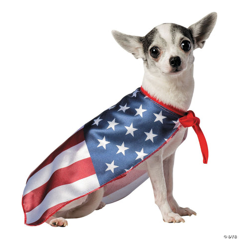 USA Flag Cape Dog Costume | Horror-Shop.com
