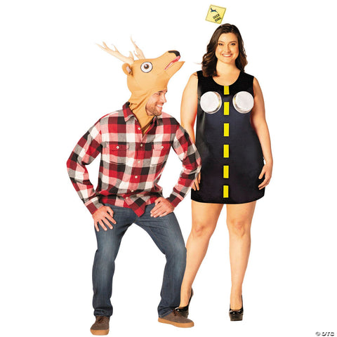 Adults Deer in Headlights Couples Costume - Large/Extra Large