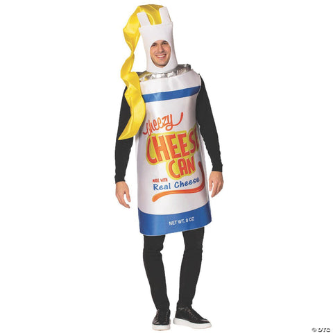 Cheezy Cheese Spray Can Adult Costume