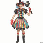 girl-s-multicolor-polyester-carny-clown-costume-extra-large-14-16