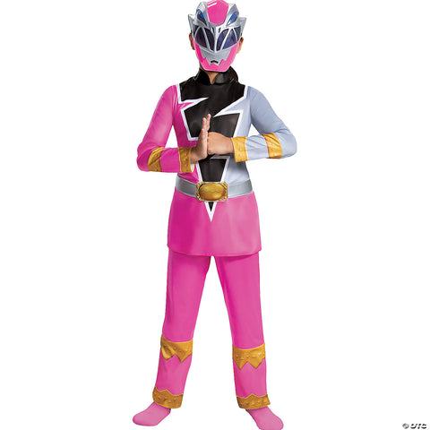 Girl's Pink Ranger Dino Fury Deluxe Costume