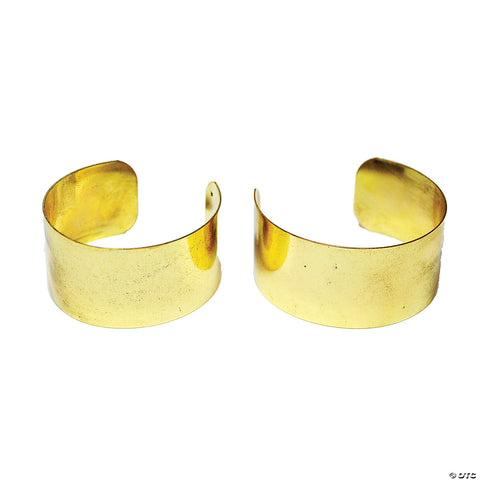 Gold Arm Cuffs Pair