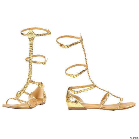 Women's Cairo Gold Gladiator Sandal | Horror-Shop.com