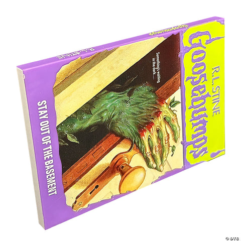 Goosebumps™ Stay Out of the Basement Book Cover Magnet | Horror-Shop.com