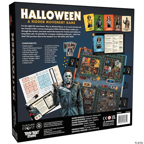 Halloween™ (1978) The Board Game for 2 to 4 Players | Horror-Shop.com